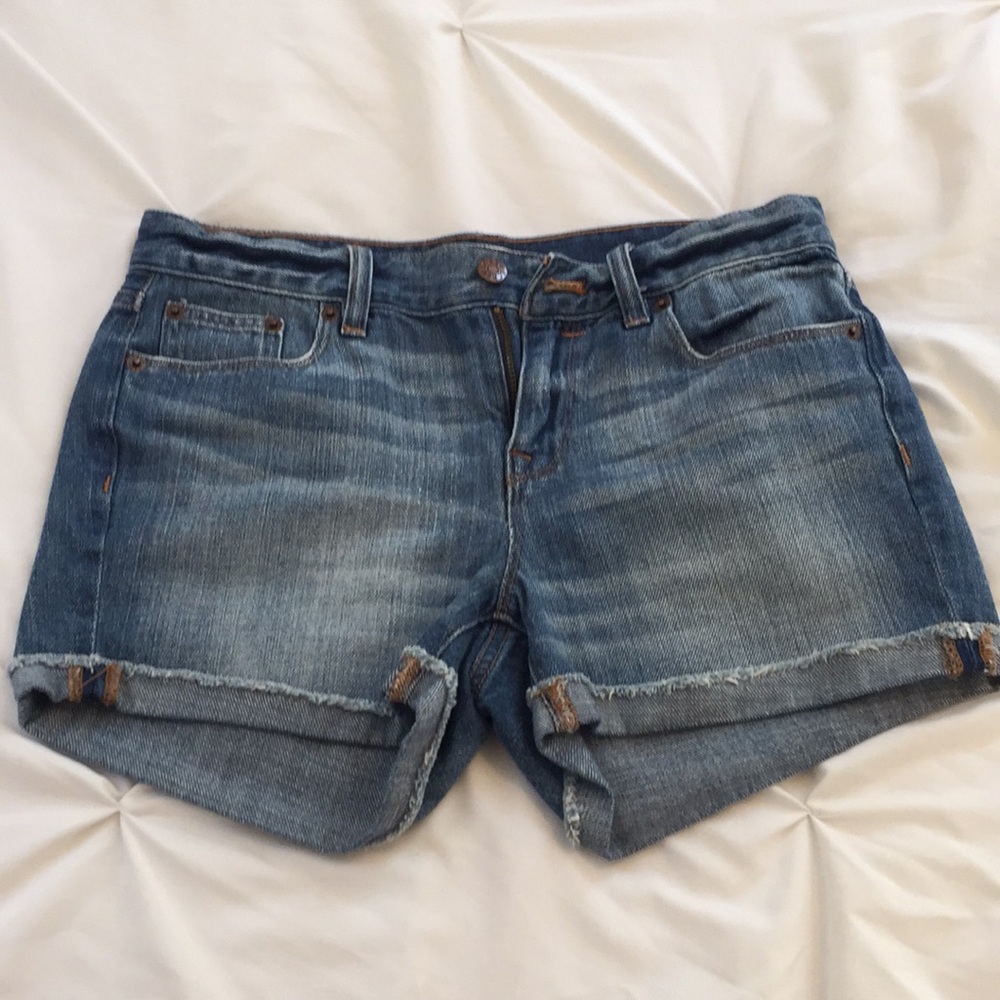 J. Crew Mid Rise Denim Short